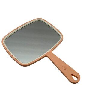 Vintage Pink GOODY Handheld Mirror Plastic 11" Hand Vanity Mirror